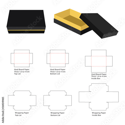 Rigid Shoulder Neck Boxes or Rigid Gift Box Packaging