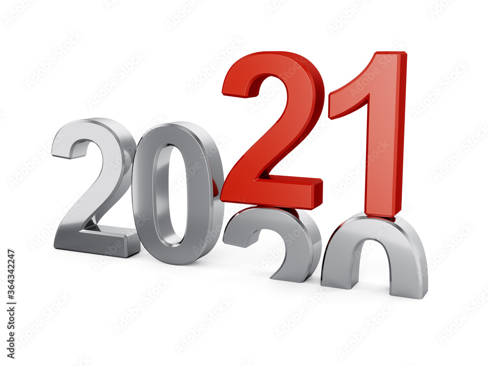2021 New Year concept isolated 2021 New Year concept isolated