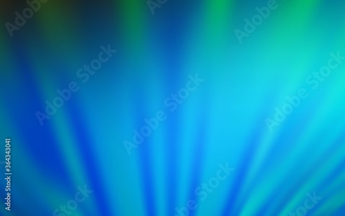 Dark BLUE vector background with stright stripes. Lines on blurred abstract background with gradient. Pattern for your busines websites.