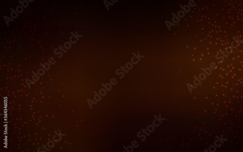 Dark Red vector texture with milky way stars. Space stars on blurred abstract background with gradient. Smart design for your business advert.