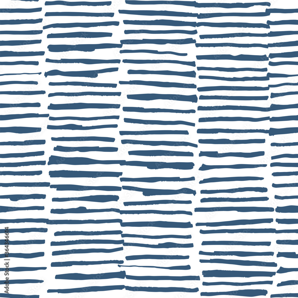 Vector seamless pattern pattern design with hand drawn marker stripes