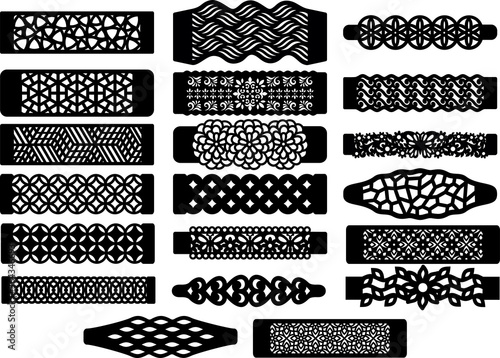 Patterned Bracelet Template Fashion Jewelry Accessory