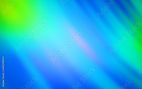 Light Blue, Green vector texture with colored lines. Lines on blurred abstract background with gradient. Pattern for ads, posters, banners.