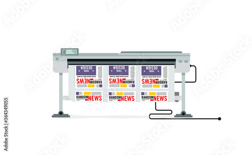 Large format plotter for printing 