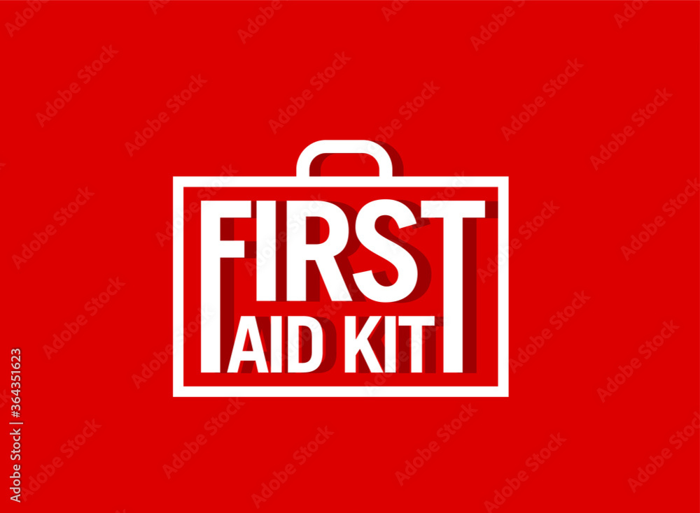 First aid kit  logo design