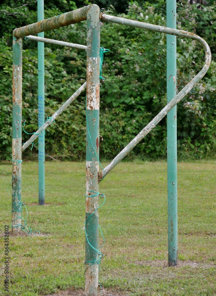 Fototapeta premium Altes Fußballtor