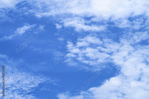 Blue Sky with Clouds, Background Material.