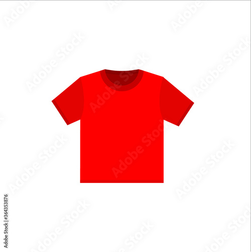 color t shirt collection vector isolated on white