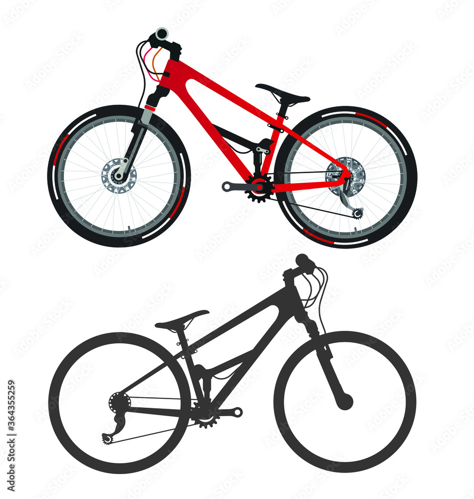 bicycle vector (side view)