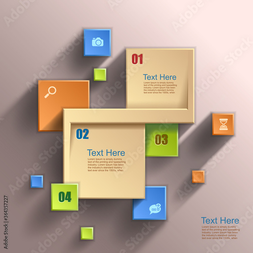 Abstract geometric background, Design, website