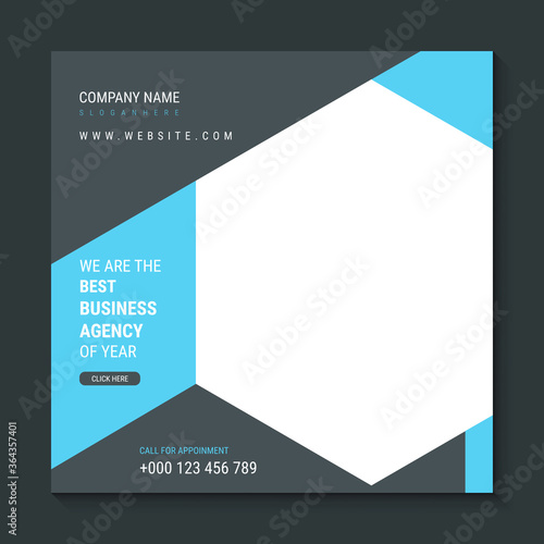 Corporate Business Social Media Banner template for Facebook and Instagram