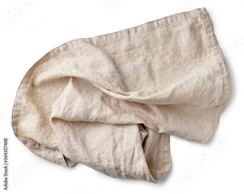 Fotografie grey linen napkin