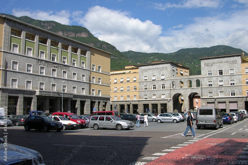 Bolzano, Italy, Cityscape in the Italian Section