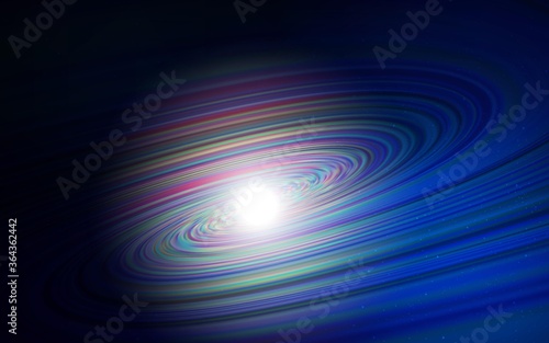 Dark BLUE vector template with space stars. Shining colored illustration with bright astronomical stars. Smart design for your business advert.