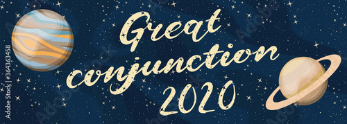 Great phenomenon 2020 in the world of celestial bodies. The conjunction of the planets of Saturn and Jupiter.