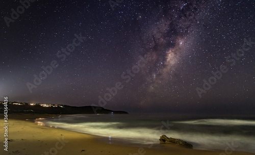 Milky Way Starry Night at the Beach