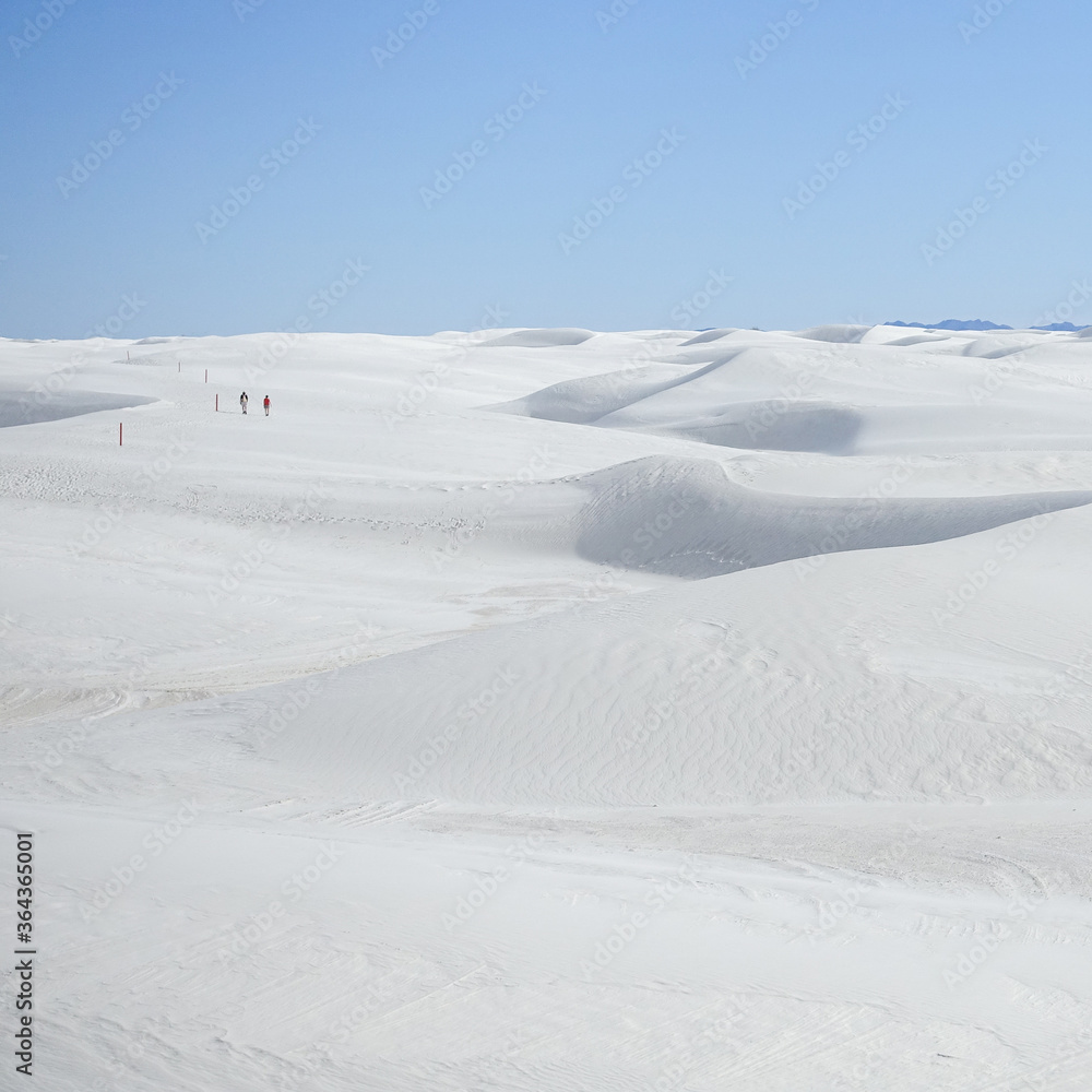 Amazing view in White Sand National Monument.