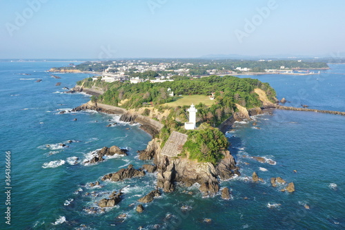 伊勢志摩観光 安乗崎灯台 空撮