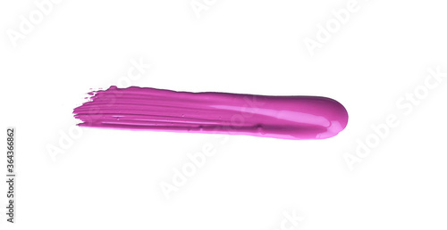 Wallpaper Mural Red colored brush stroke paiting over isolated background, canvas watercolor texture, pink lipstick smudge Torontodigital.ca