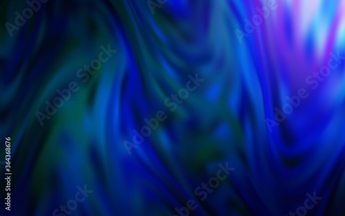 Dark BLUE vector abstract bright template. Glitter abstract illustration with gradient design. Smart design for your work.