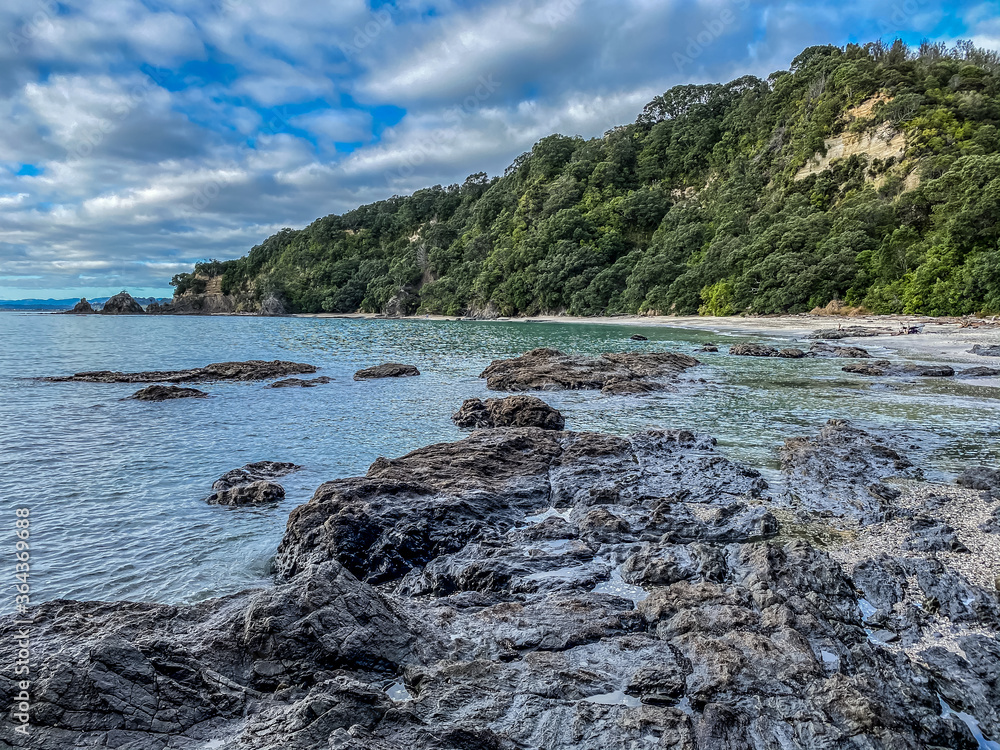 Ohope walk along coast to otarawairere bay near Whakatane Ohope walk along coast to otarawairere bay near Whakatane