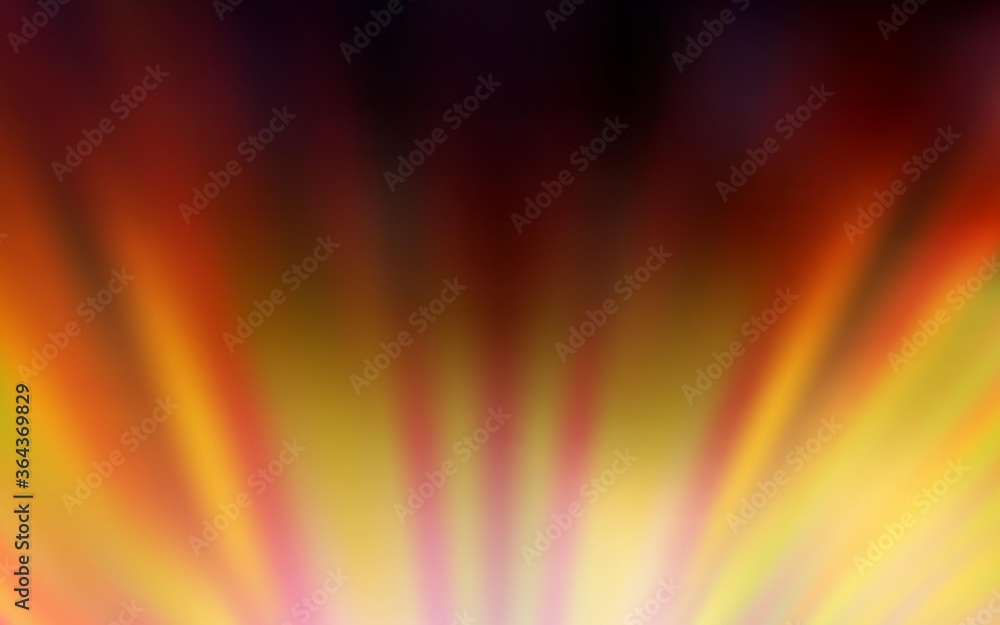 Obraz premium Dark Orange vector pattern with sharp lines. Lines on blurred abstract background with gradient. Smart design for your business advert.