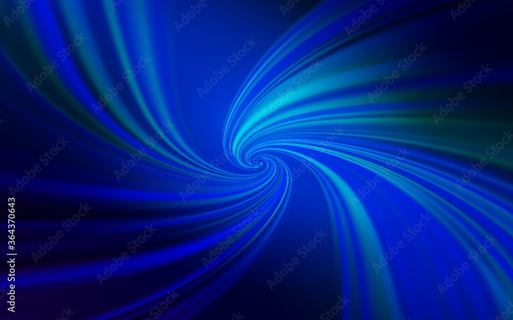 Fototapeta premium Light BLUE vector layout with wry lines. Colorful abstract illustration with gradient lines. New composition for your brand book.
