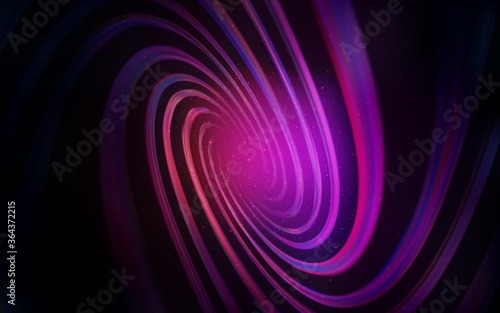 Dark Purple vector template with space stars. Modern abstract illustration with Big Dipper stars. Smart design for your business advert.