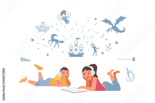Audiobook club concept