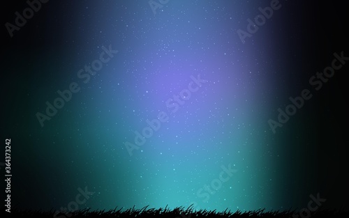 Dark Pink, Blue vector layout with cosmic stars. Glitter abstract illustration with colorful cosmic stars. Best design for your ad, poster, banner.