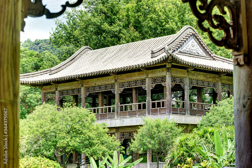 Zhishan Garden is a traditional Chinese garden located in Taipei, Taiwan 