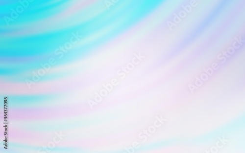 Light BLUE vector texture with bent lines. A circumflex abstract illustration with gradient. A completely new template for your design.