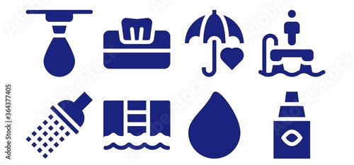 wet icon set
