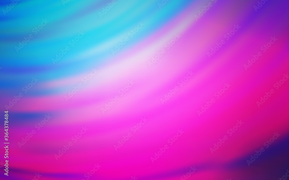 Fototapeta premium Light Pink, Blue vector background with wry lines. An elegant bright illustration with gradient. New composition for your brand book.
