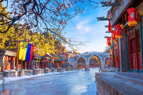 Suzhuo Market Street at the Beijing  Summer Palace in Beijing, China photo