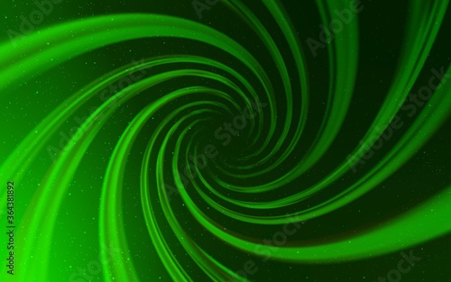 Light Green vector texture with milky way stars. Modern abstract illustration with Big Dipper stars. Pattern for astronomy websites.