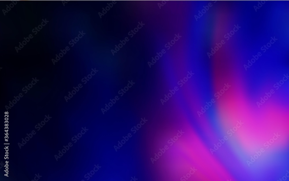 Fototapeta premium Dark Purple vector colorful blur backdrop. An elegant bright illustration with gradient. New style design for your brand book.