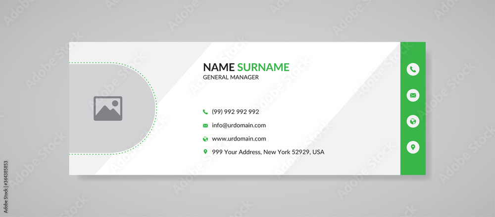 modern minimal business email signature template modern minimal business email signature template