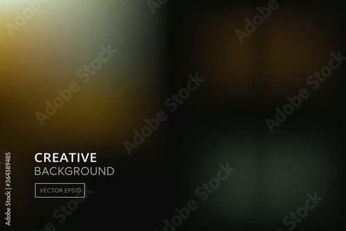 Dark mysterious gradient abstract black background