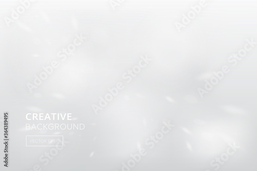 Abstract gradient white gray winter snowfall background