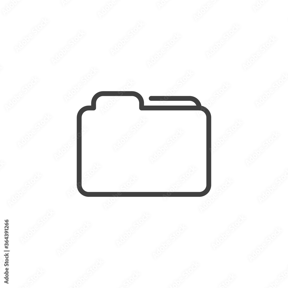 Document folder line icon. linear style sign for mobile concept and web design. File manager folder outline vector icon. Symbol, logo illustration. Vector graphics Document folder line icon. linear style sign for mobile concept and web design. File manager folder outline vector icon. Symbol, logo illustration. Vector graphics