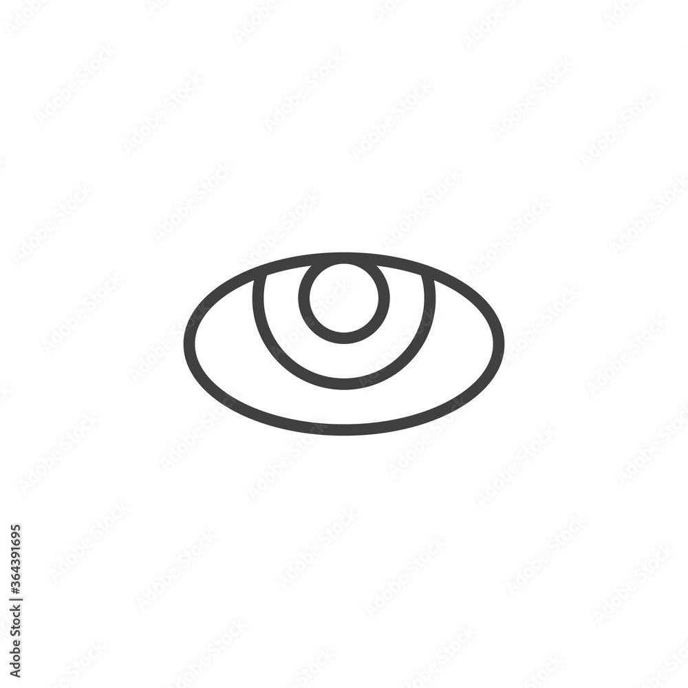 Reading mode line icon. linear style sign for mobile concept and web design. Vision eye outline vector icon. Symbol, logo illustration. Vector graphics Reading mode line icon. linear style sign for mobile concept and web design. Vision eye outline vector icon. Symbol, logo illustration. Vector graphics