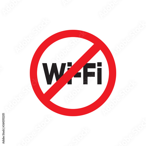 Free Download No wifi sign. Not wifi area symbol. vector illustration - GFXLoad