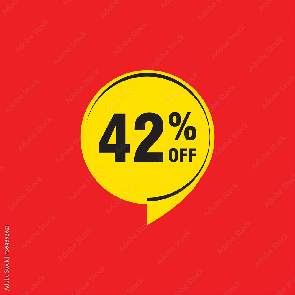 42 discount, Sales Vector badges for Labels, , Stickers, Banners, Tags, Web Stickers, New offer. Discount origami sign banner 42 discount, Sales Vector badges for Labels, , Stickers, Banners, Tags, Web Stickers, New offer. Discount origami sign banner