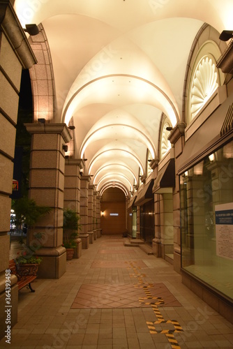 The night view of Kobe City in Japan, 2020