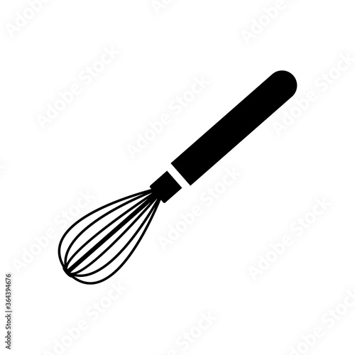 whisk baking kitchen icon vector