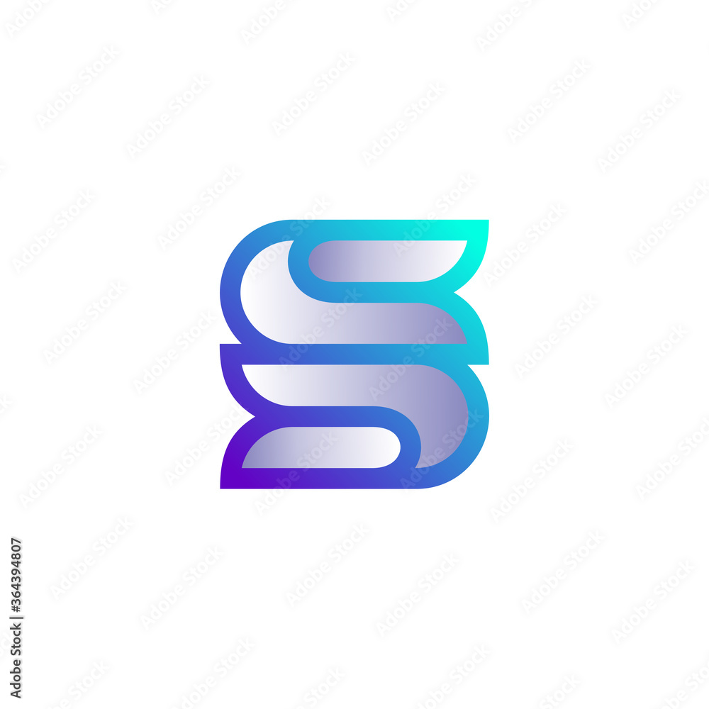 abstract letter S for application and technology logo design abstract letter S for application and technology logo design
