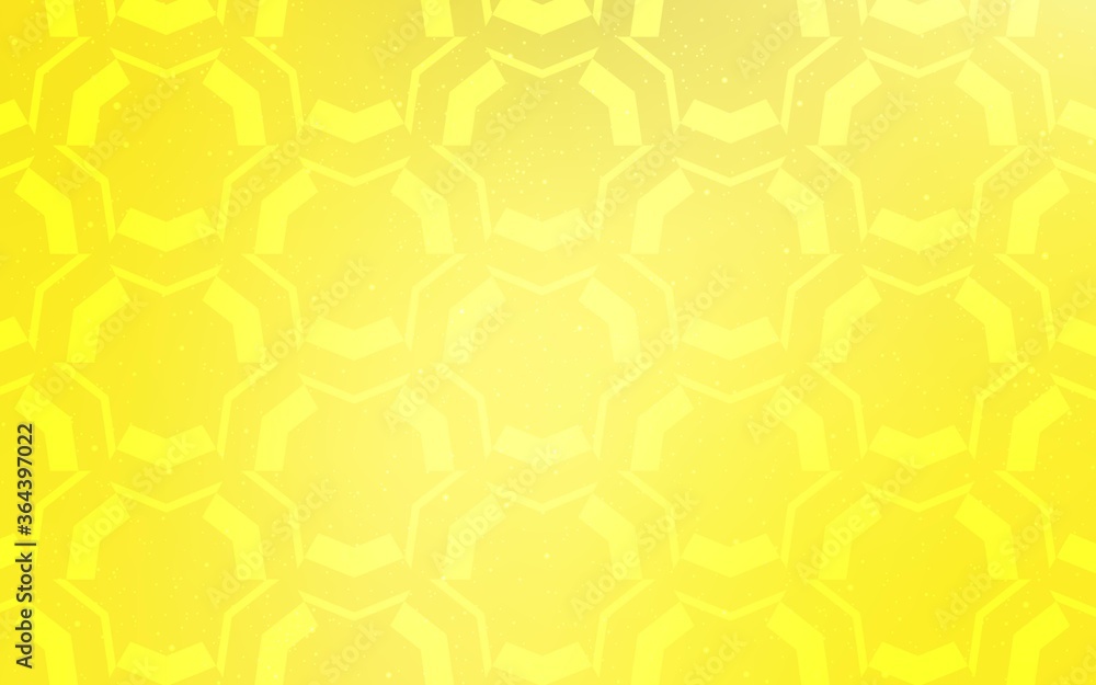 Fototapeta premium Light Yellow vector pattern with lines. A completely new colorful illustration in simple style. Template for cell phone screens.