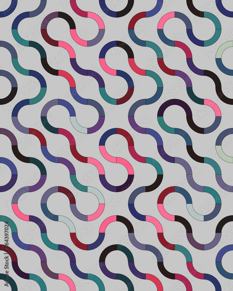 Abstract African Style Spiral Patterns Background Abstract African Style Spiral Patterns Background
