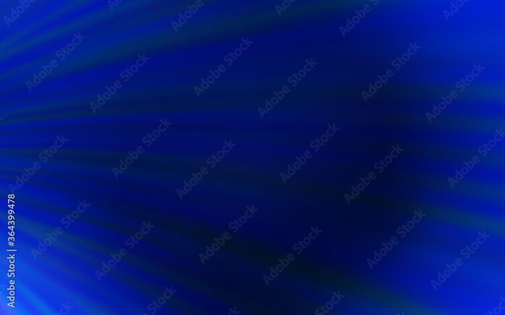 Dark BLUE vector template with wry lines. Geometric illustration in abstract style with gradient.  New composition for your brand book.